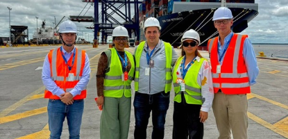 Recorrido por terminal portuaria fortalece aprendizajes del proyecto Cadur-Tec en Urabá